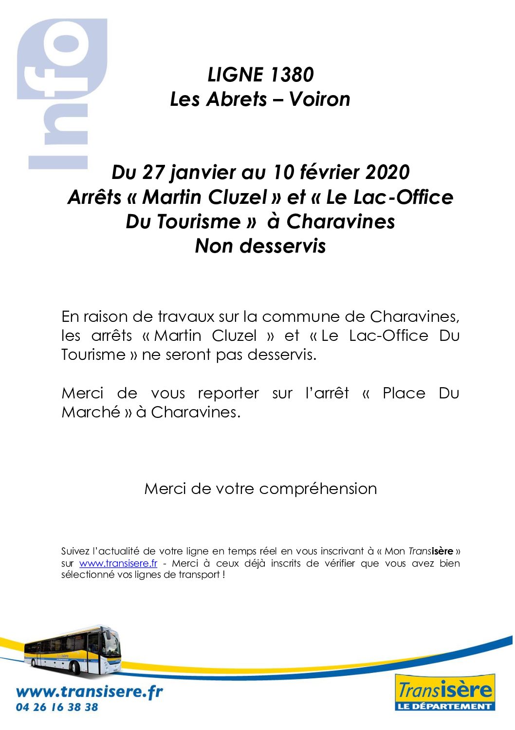 Ligne 1380 Les Abrets – Voiron