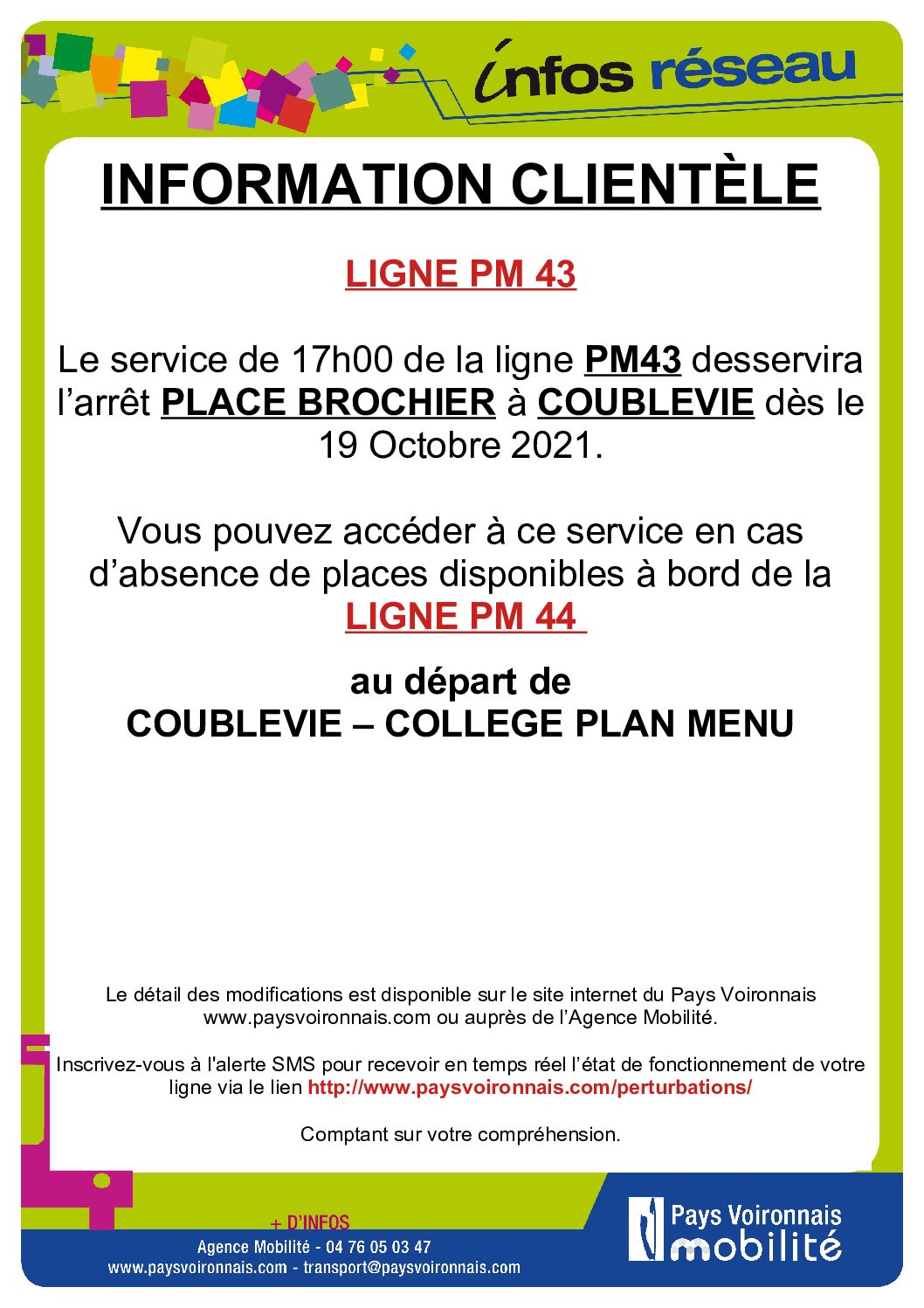 Ligne PM33 à coublevie